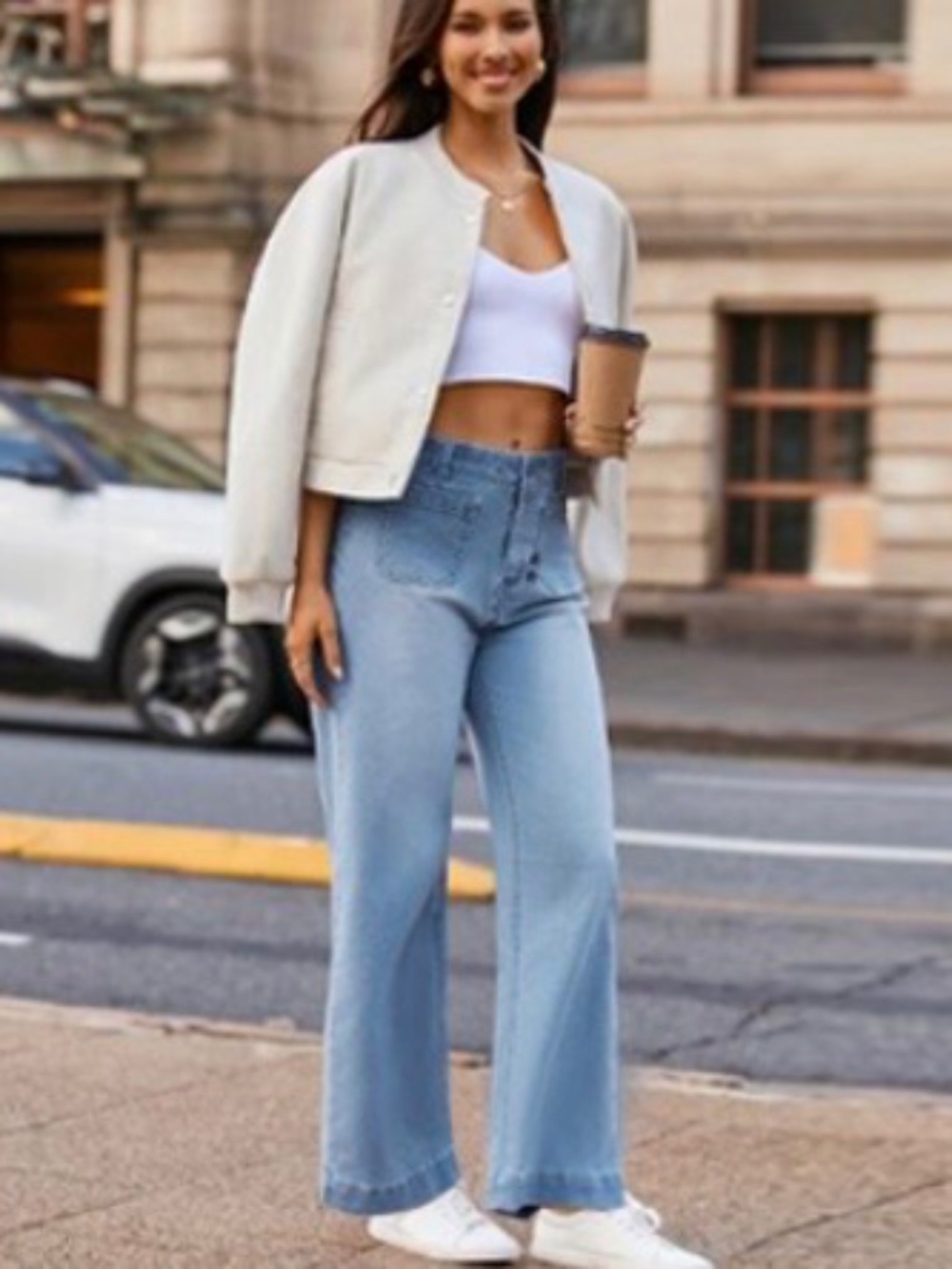 Women's Jeans Wide Leg Denim Pants for Women